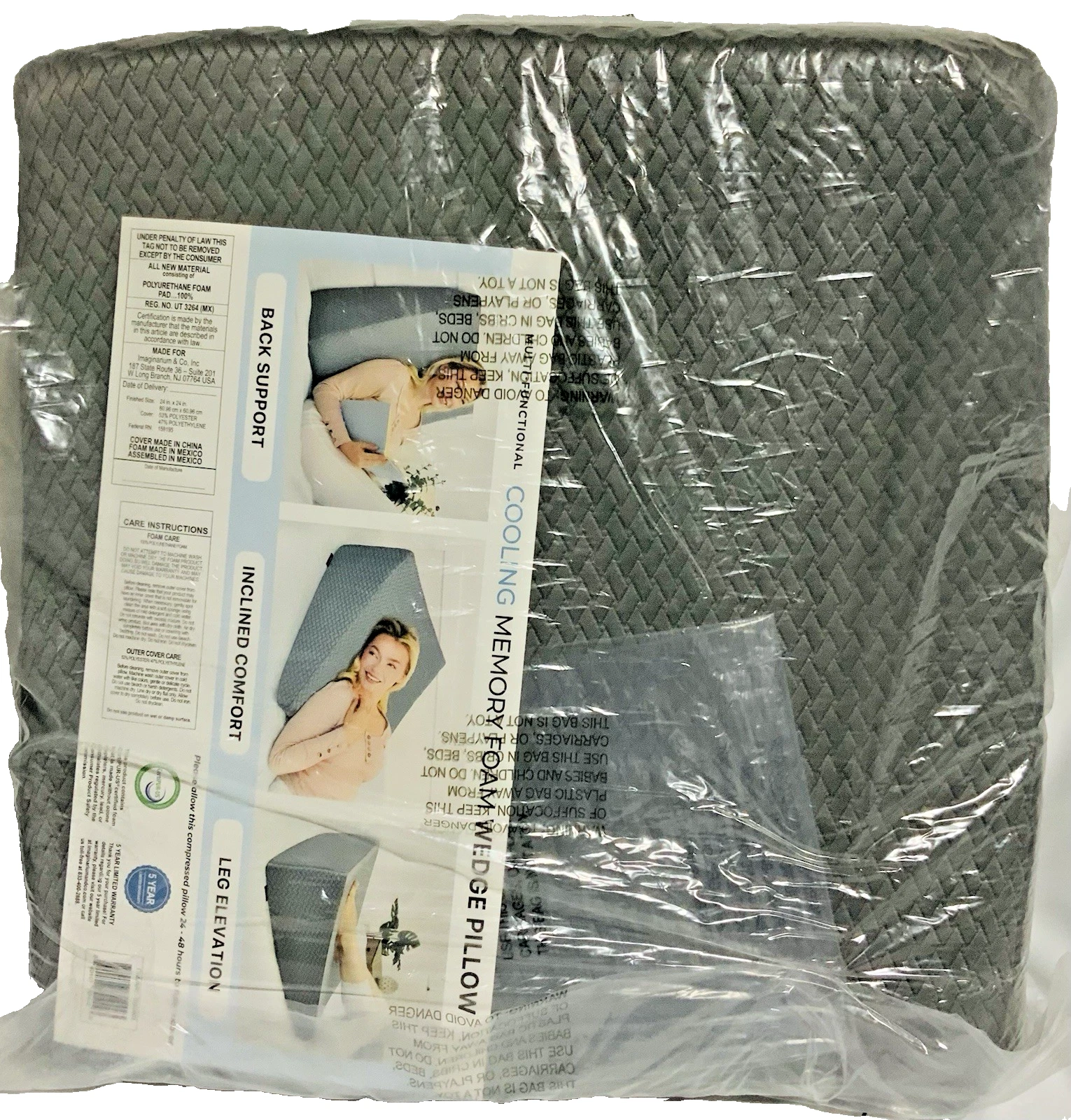 Dream Plush Multi-Functional Cooling Memory Foam W